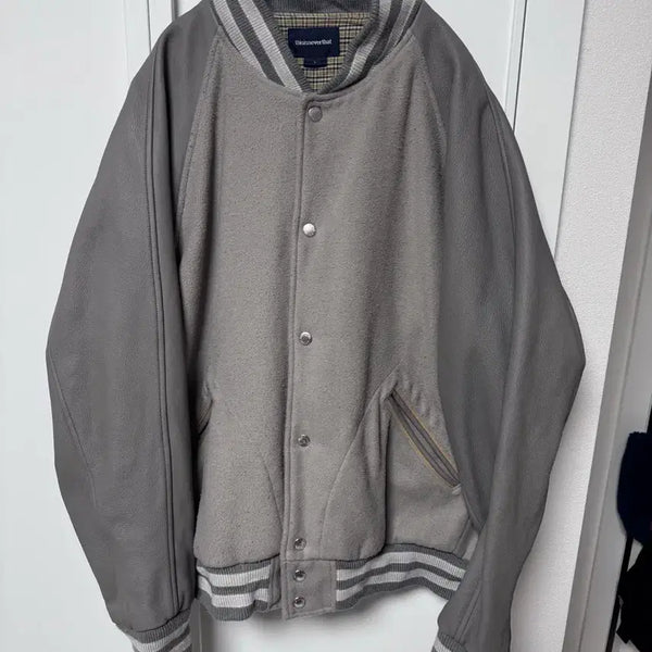 [BUNJANG] thisisneverthat Raglan Leather Varsity Jacket / 디스이즈네버댓 래글런 레더 바시티 자켓
