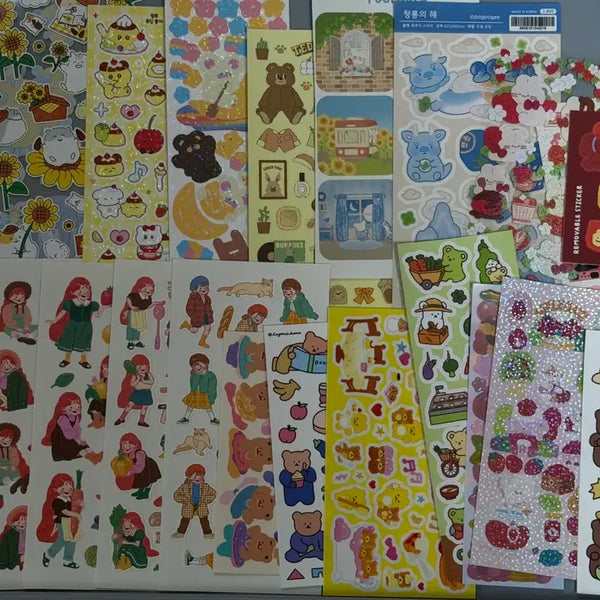 [BUNJANG] Seal Sticker Bundle Set / (일괄) 씰스티커 처분 1