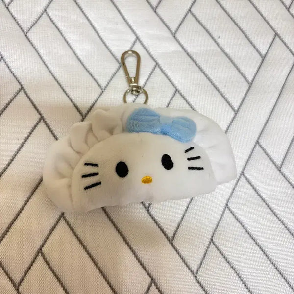 [BUNJANG] Hello Kitty Mandu Plush Keychain / 키티 만두 인형 키링