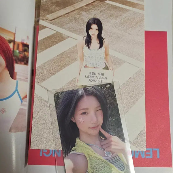 [BUNJANG] HeeTeRhythm Lemon Tang Album Unsealed JuEun Photocard Postcard Bundle Set / 하투하 레몬탱 개봉 앨범 주은 포카 엽서 일괄