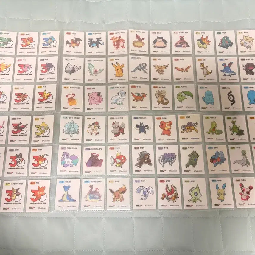 [BUNJANG] Pokemon Sticker Collection - Season 5 Complete Set / 포켓몬 띠부씰 시즌5 전종