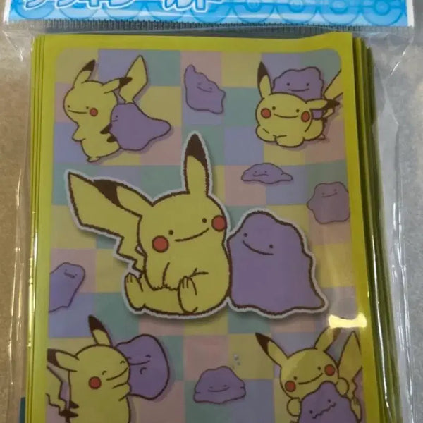 [BUNJANG] Pokemon Metamon Pikachu Illustration Card Sleeves (40 Count) / 메타몽 피카츄 포켓몬 카드 실드 판매