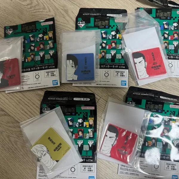 [BUNJANG] Jujutsu Kaisen Cursed Thrall Arc Ichiban Kuji M Prize Magnet & Sticker Bundle Set / 주술회전 사멸회유2 제일복권 M상 마그넷+스티커 6종 일괄