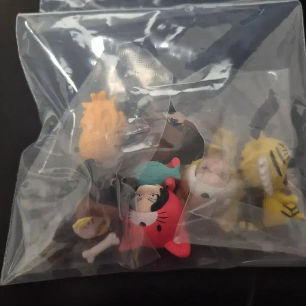 [BUNJANG] Nyanpiece & Mongpiece Classic Gacha Figures (6 Types) / 냥피스 멍피스 고전 가챠 (6종)