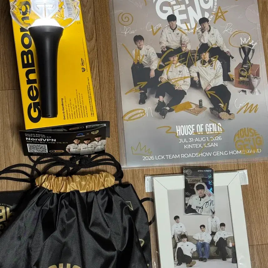 [BUNJANG] Gen.G House of Gen.G Cheer Stick Goods Set / 하우스 오브 젠지 Gen.G 응원봉 굿즈 세트
