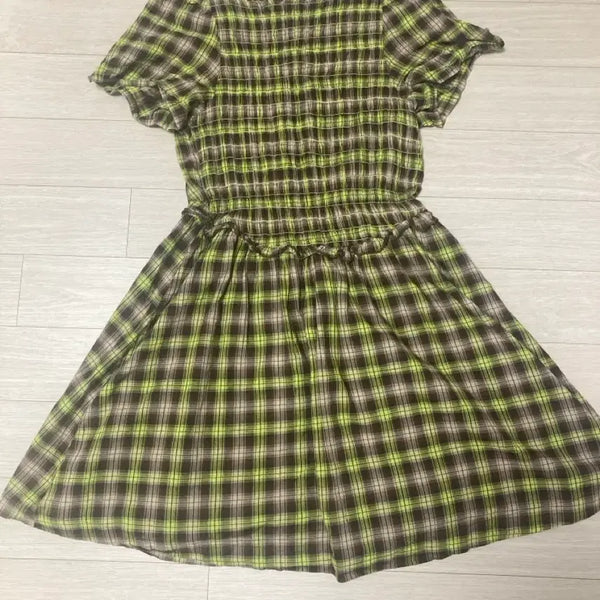 [BUNJANG] 8seconds Checked Flare Dress / 에잇세컨즈 체크무늬 플레어 원피스