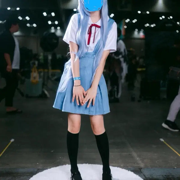 [BUNJANG] Ayanami Rei Long Hair Version Cosplay Costume / 아야나미 레이 코스프레 의상