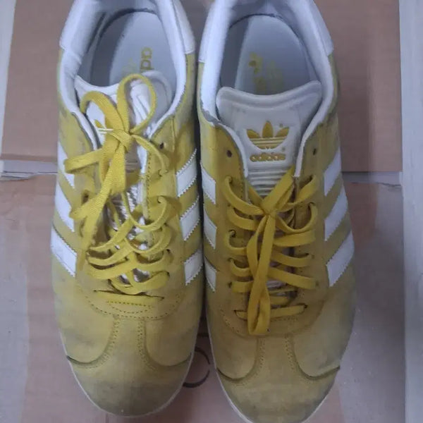 [BUNJANG] Adidas Gazelle Suede Yellow / 아디다스 가젤 스웨이드 옐로우(오염이 제일 심함)