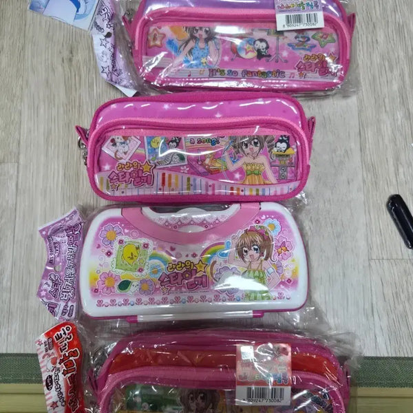 [BUNJANG] Lala's Style Diary Pencil Case Bundle Set / 고전문구 라라의스타일기 필통 일괄 고전필통