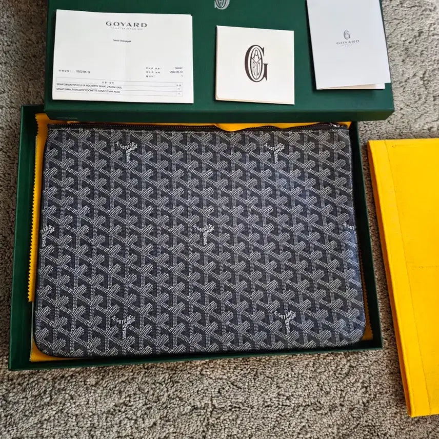 [BUNJANG] Goyard Saint Louis Clutch Grey / 고야드 세나 MGM 그레이