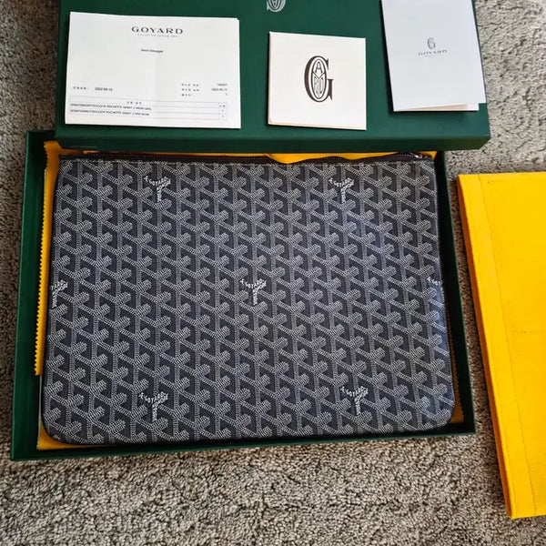 [BUNJANG] Goyard Saint Louis Clutch Grey / 고야드 세나 MGM 그레이