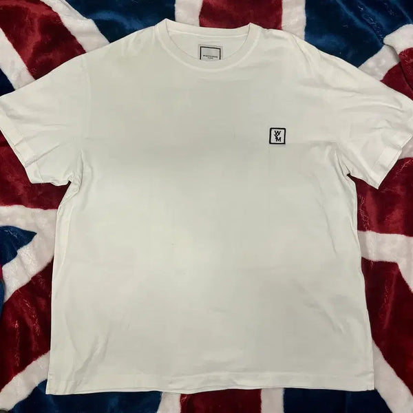 [BUNJANG] WOOYOUNGMI PARIS Logo T-Shirt White Size 100 / 우영미 파리 로고 반팔티 100 정품