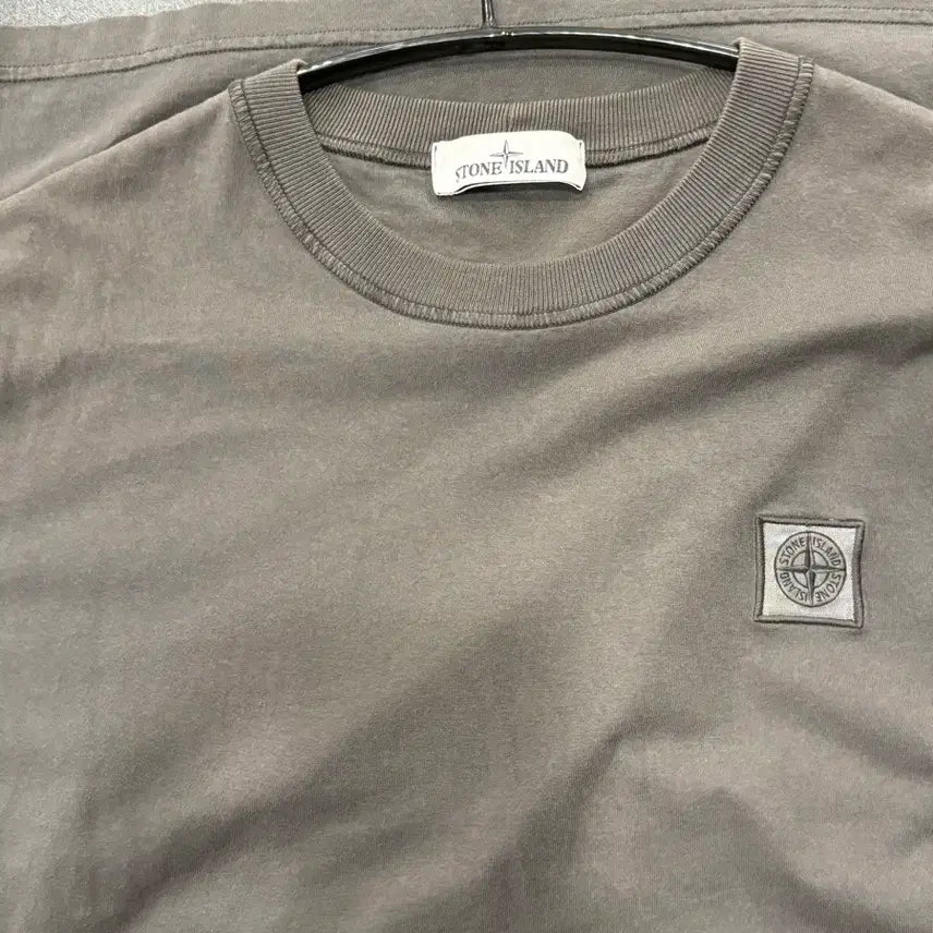 [BUNJANG] Stone Island Logo Garment Dyed T-Shirt / 스톤아일랜드 로고 가먼트 티셔츠 팝니다.