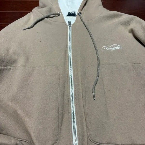 [BUNJANG] WV Project Cocoa Hoodie Zip-Up / 더블유브이프로젝트 후드집업 코코아