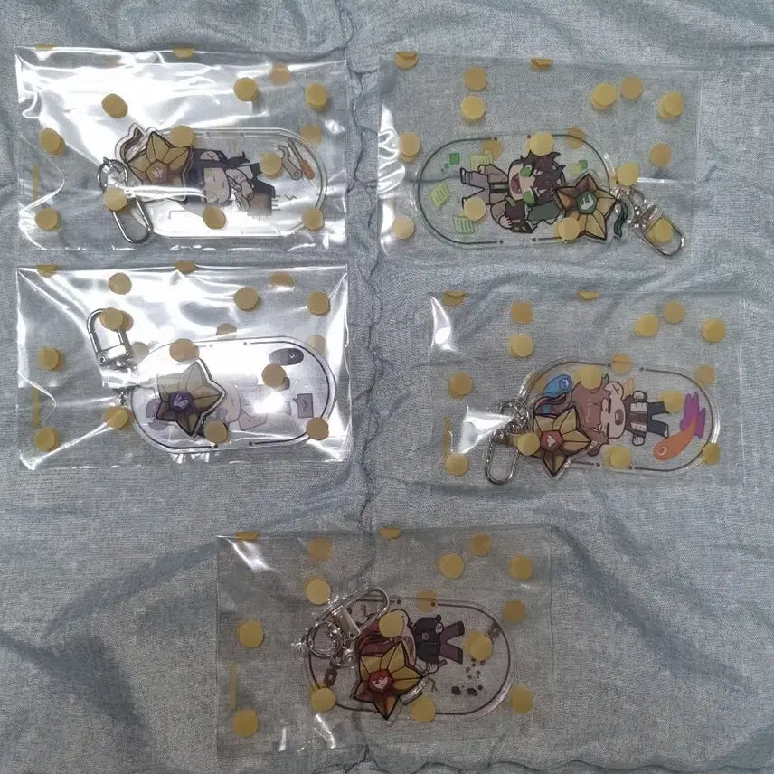 [BUNJANG] Jamttal Goods Misuban Keyring Set / 잠뜰굿즈 미수반 키링 5개