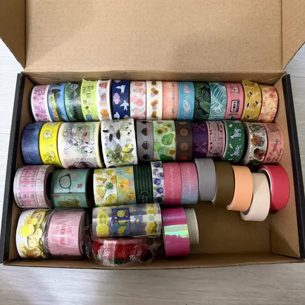 [BUNJANG] Stickers, Pens, Washi Tape, Diary Decoration Supplies Bundle Set / (일괄) 스티커 펜 마테 다꾸용품