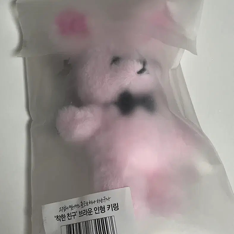 [BUNJANG] Line Friends Brown Doll Keychain / 괴담출근 착한친구 착친 브라운 인형 키링