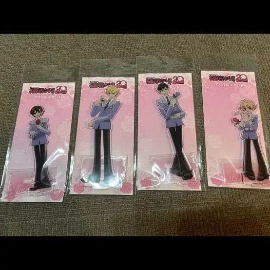 [BUNJANG] Ouran High School Host Club 20th Anniversary Japanese Exclusive Acrylic Stand Set / 일본팝업한정)오란고교 호스트부 20주년 아크릴스탠드