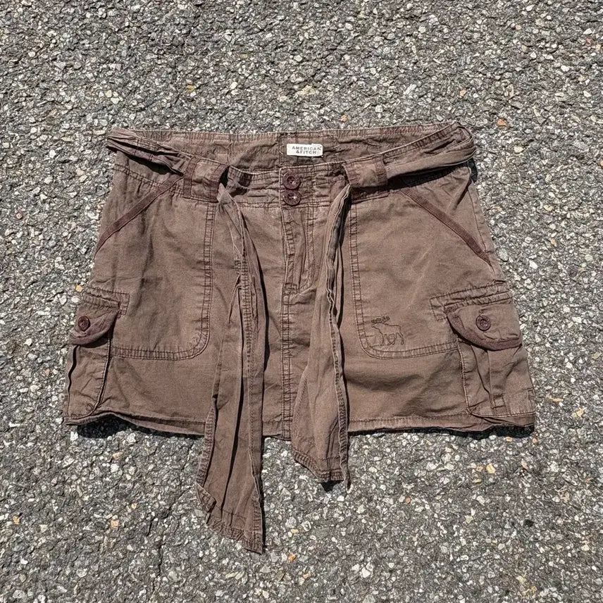 [BUNJANG] Abercrombie & Fitch Y2K Cargo Mini Skirt / 아베크롬비 y2k 카고 미니스커트