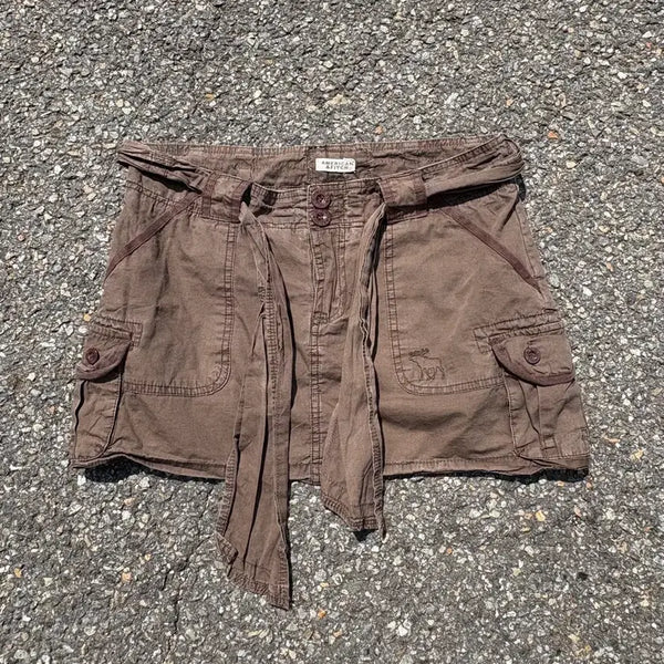 [BUNJANG] Abercrombie & Fitch Y2K Cargo Mini Skirt / 아베크롬비 y2k 카고 미니스커트
