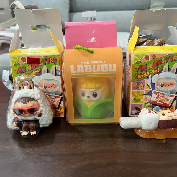 [BUNJANG] Pop Mart Labubu The Monsters Wacky Mart Figure 4-Piece Set / 팝마트 라부부 더 몬스터즈 와키마트 피규어 4종 세트