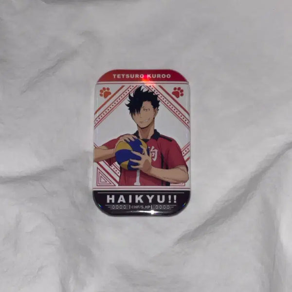 [BUNJANG] Haikyuu!! Tetsuro Kuroo Square Can Badge / 하이큐 쿠로오 테츠로 사각 스퀘어 랜덤 캔뱃지