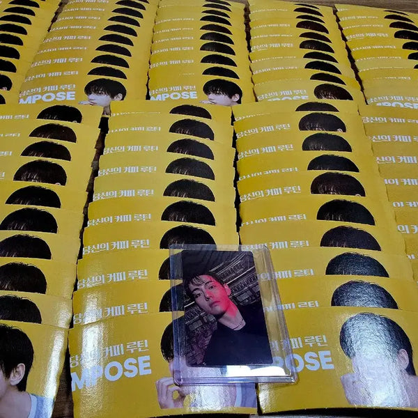 [BUNJANG] BTS V Compose Coffee Arirang Photocard Bundle Set / BTS V 방탄 뷔 컴포즈 컵홀더 88개 아리랑 포카 일괄