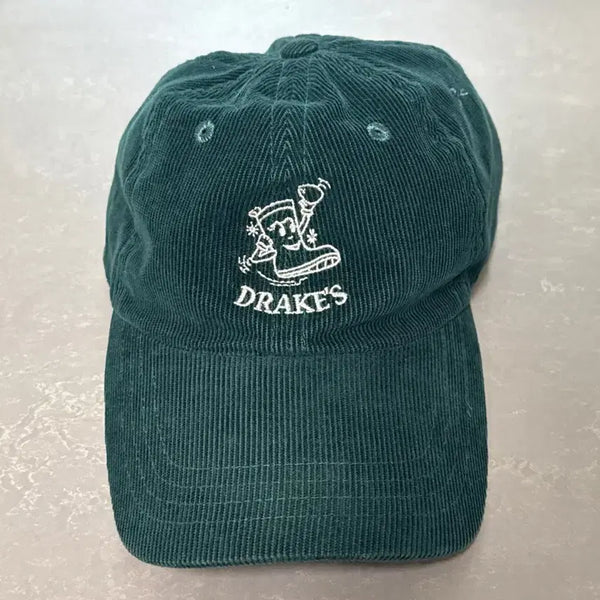 [BUNJANG] Drakes Corduroy Ball Cap (Green) / 드레익스 코듀로이 볼캡(그린)