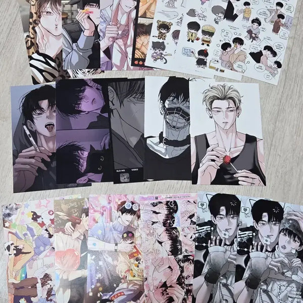 [BUNJANG] Bansuk K-Pop 'Spilled Blood' Goods (2 Photocards) + 'Monday Savior' Printies (18 Photocards) - Gu Yunwon / 택포 2.0)엎질러진 피 굿즈  2장+월요일의 구원자 프린티 18장  월구 구윤원 원요일
