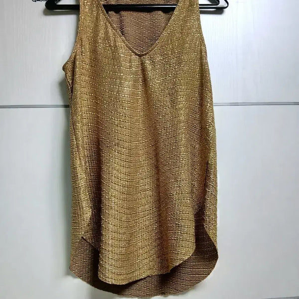 [BUNJANG] Gold Gal Sleeve Blouse / 골드갸루 슬리브