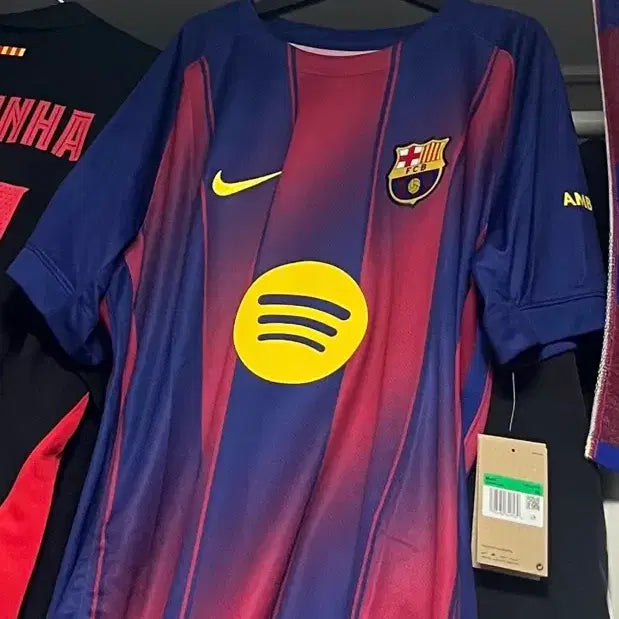 [BUNJANG] FC Barcelona 2025/26 Home Kit Lamine Yamal Jersey XL / XL) 25/26 바르셀로나 홈킷 라민 야말 마킹 유니폼 판매