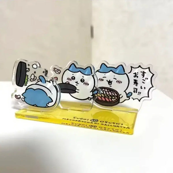 [BUNJANG] Chiikawa Hachiware Sushi Party Acrylic Stand / [3일 내 한정특가] 치이카와 하치와레 '스시 파티' 아크릴 스탠드