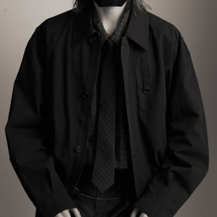 [BUNJANG] COER Smoking Flight Bomber Jacket (Black) L / 쿠어 스모킹 플라이트 봄버 자켓 (블랙) L