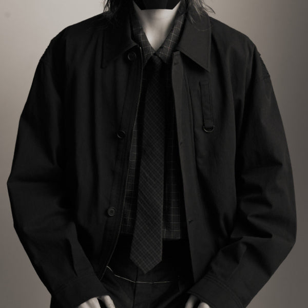 [BUNJANG] COER Smoking Flight Bomber Jacket (Black) L / 쿠어 스모킹 플라이트 봄버 자켓 (블랙) L