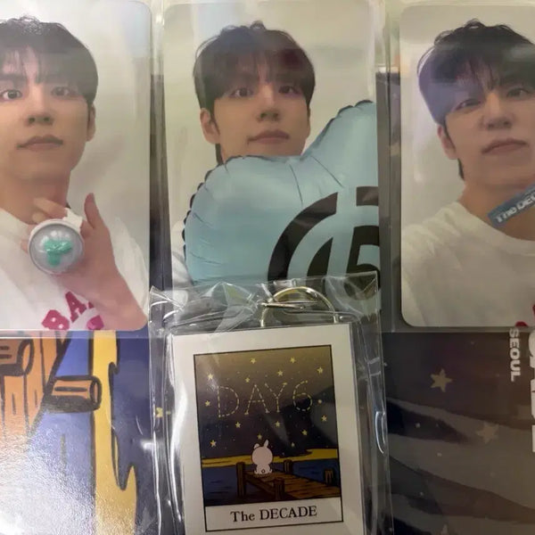 [BUNJANG] DAY6 The Decade Encore Concert First Middle Last Entry Photocard + Fanclub Gift Keyring Young K Bundle Set / 데이식스 더데케이드 앙콘 첫중막입장포카 + 팬클럽기프트 키링 원필 필 일괄