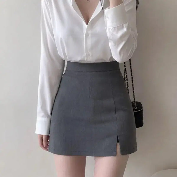 [BUNJANG] Used Office Look Skirt + Stockings Set / 애장템 중고 오피스룩 치마+스타킹