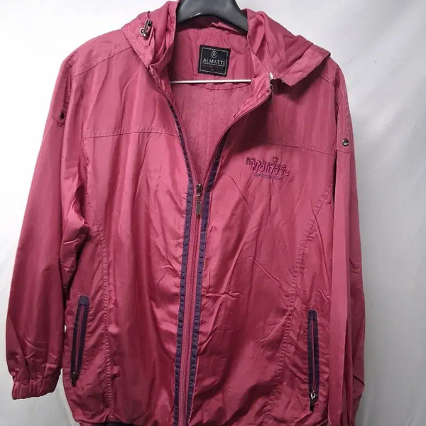 [BUNJANG] Almati Women's Windbreaker Jacket Pink XL / 알마티 여성 바람막이 자켓 핑크XL