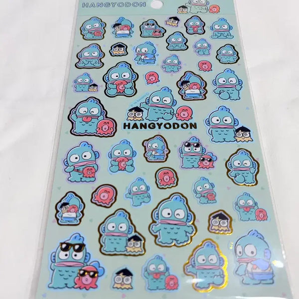 [BUNJANG] Sanrio Characters Gold Foil Stickers / 산리오 캐릭터 금박 스티커 다꾸