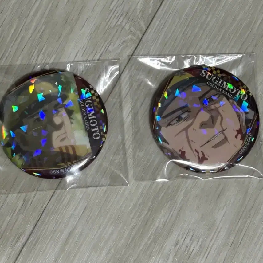 [BUNJANG] Golden Kamuy Sugimoto Can Badge Bundle Set / 골든카무이 스기모토 캔뱃지 일괄