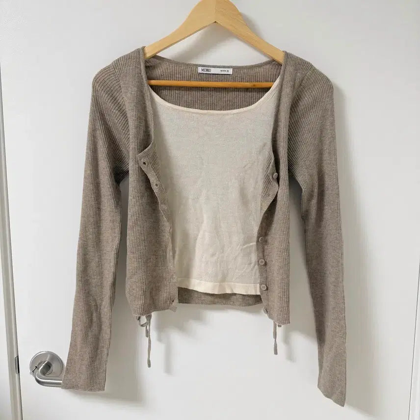 [BUNJANG] MIXXO Layered Cardigan Size S / 미쏘 레이어드가디건 S