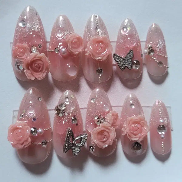 [BUNJANG] Handmade Nail Tips Set / 수제네일팁