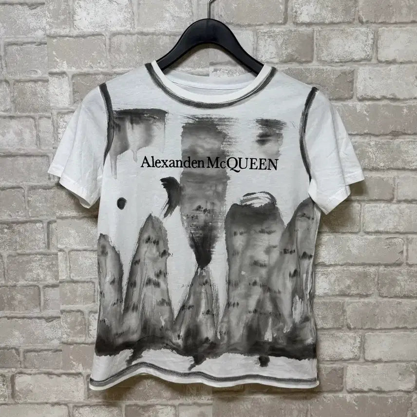 [BUNJANG] Alexander McQueen X-Ray Printed T-Shirt White / Alexander McQueen X-Ray Printed T-Shirt