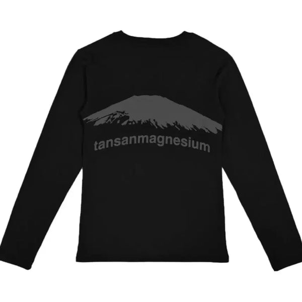 [BUNJANG] Magnesium Mountain Long Sleeve Black - Women / 탄산마그네슘 마운틴 롱슬리브 블랙 우먼