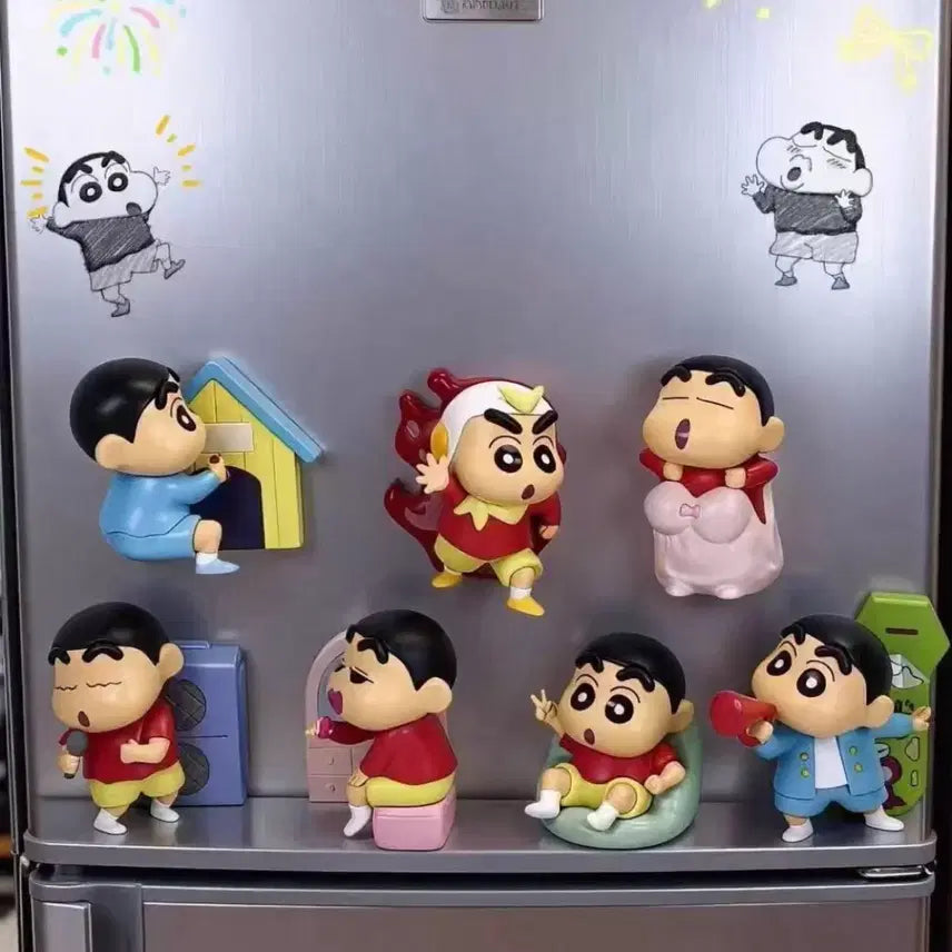 [BUNJANG] Crayon Shin-chan 6 Types Magnet Full Box Set / 짱구는못말려 마그넷 6종 풀박스