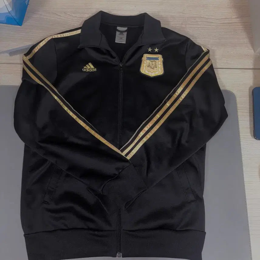 [BUNJANG] Adidas Argentina Gold Jersey Track Top / 아디다스 아르헨티나 골드 져지 트랙탑