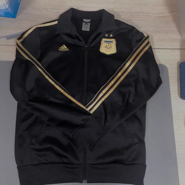[BUNJANG] Adidas Argentina Gold Jersey Track Top / 아디다스 아르헨티나 골드 져지 트랙탑