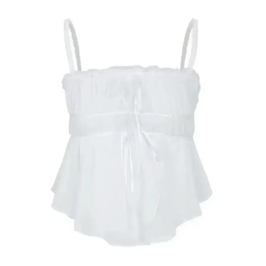 [BUNJANG] PAIN OR PLEASURE Ariel Top White M / 페인오어플레져 아리엘 탑 화이트 m