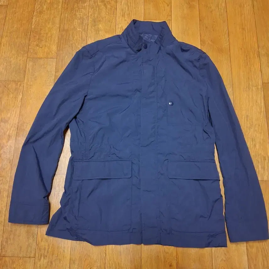 [BUNJANG] TremoLo Culture Square Jacket Navy Nylon Polyester Polyurethane / 트레몰로 자켓