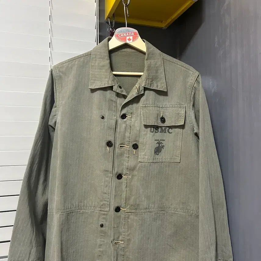 [BUNJANG] Buzz Rickson USMC P44 HBT Jacket / 버즈릭슨 usmc p44 hbt