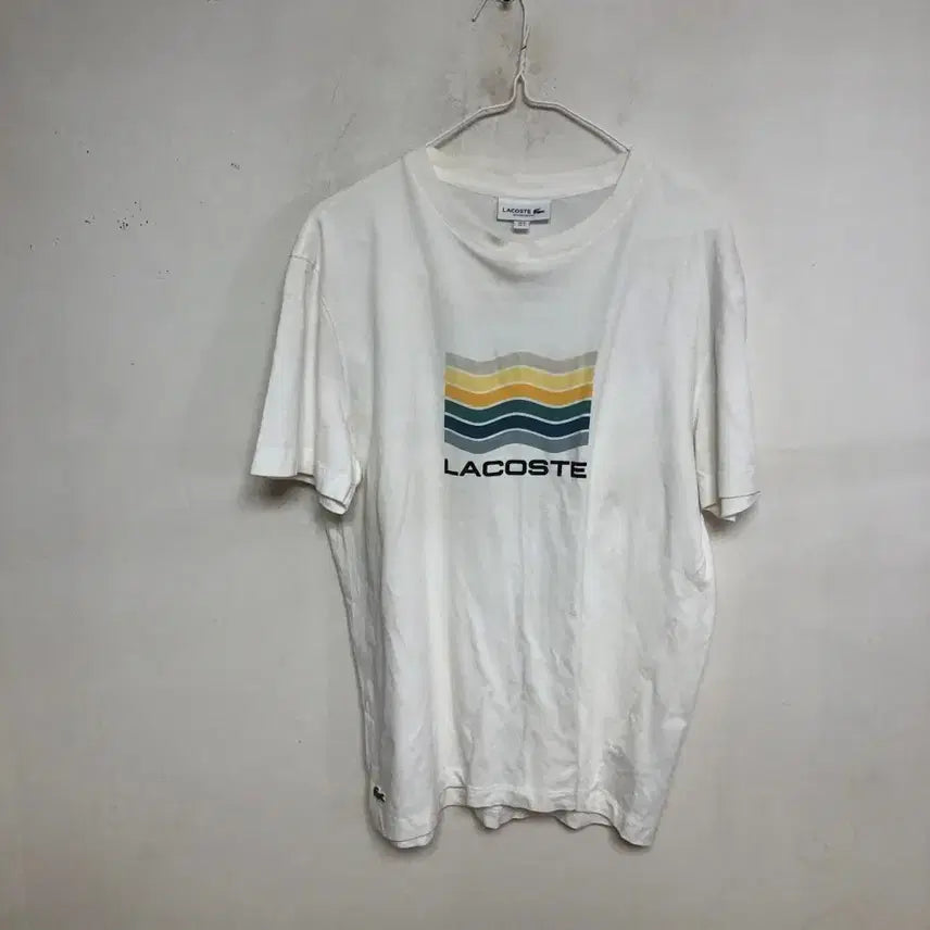 [BUNJANG] Lacoste Men's Short-Sleeve T-Shirt XL / 라코스테 남성 반팔티 105XL@9981